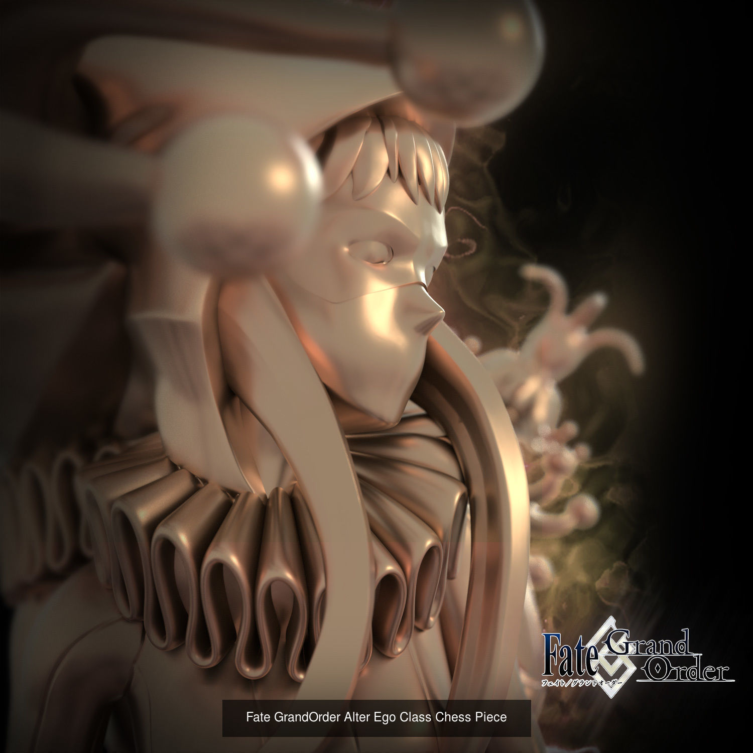 Custom Fate Grand Order Chess Set 3D Model Collection_8