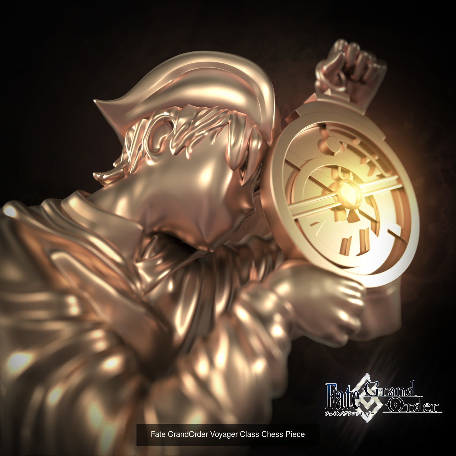 Custom Fate Grand Order Chess Set 3D Model Collection_15