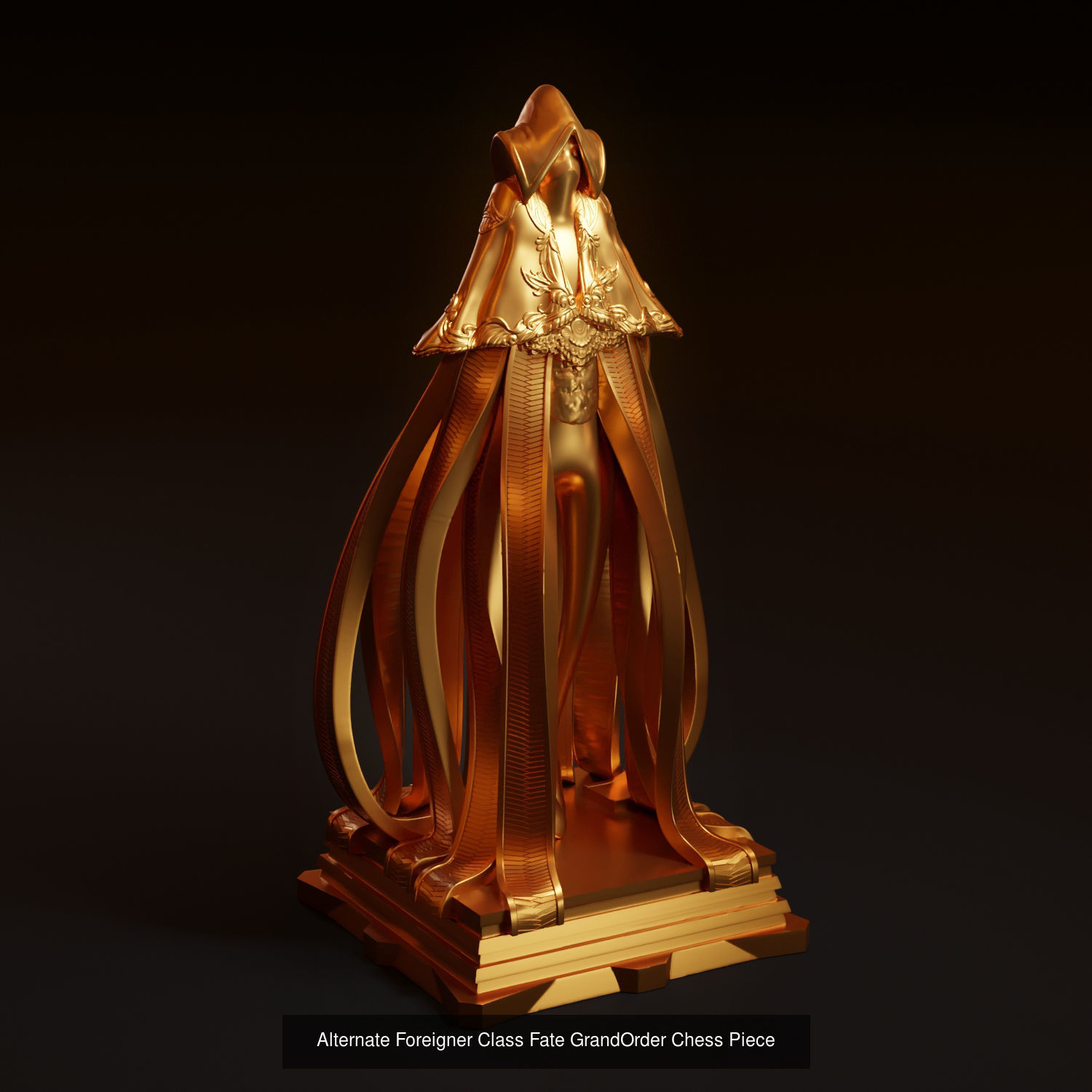 Custom Fate Grand Order Chess Set 3D Model Collection_9