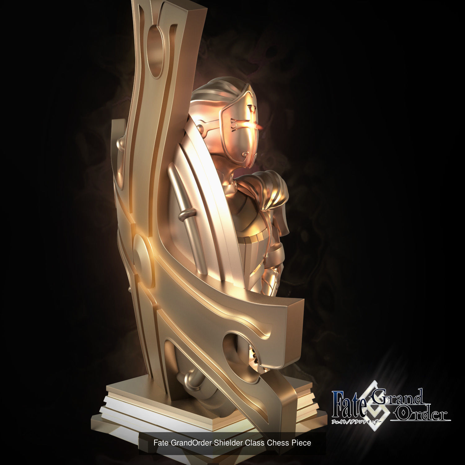 Custom Fate Grand Order Chess Set 3D Model Collection_14