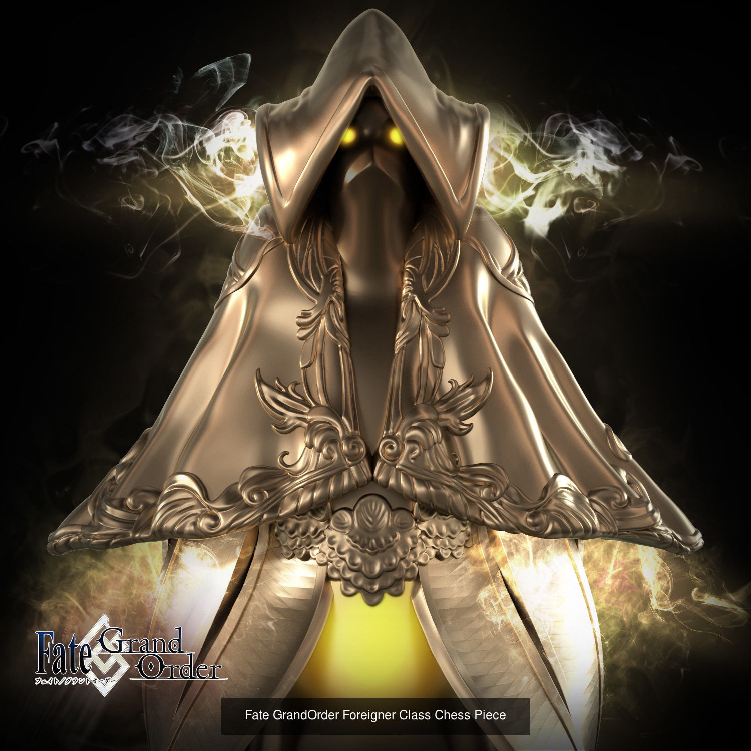 Custom Fate Grand Order Chess Set 3D Model Collection_10