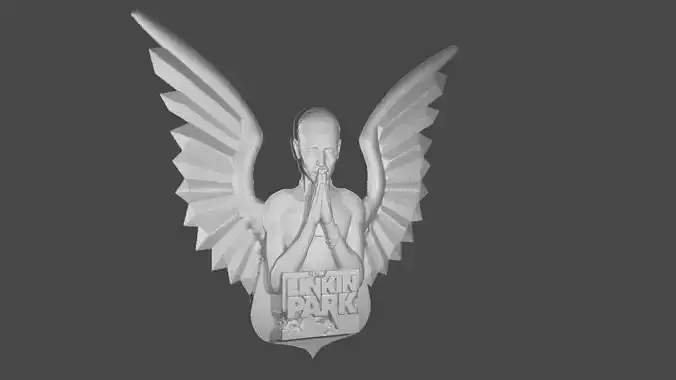 Linkin Park Chester Bennington 3D STL Model for CNC Router  3D print model