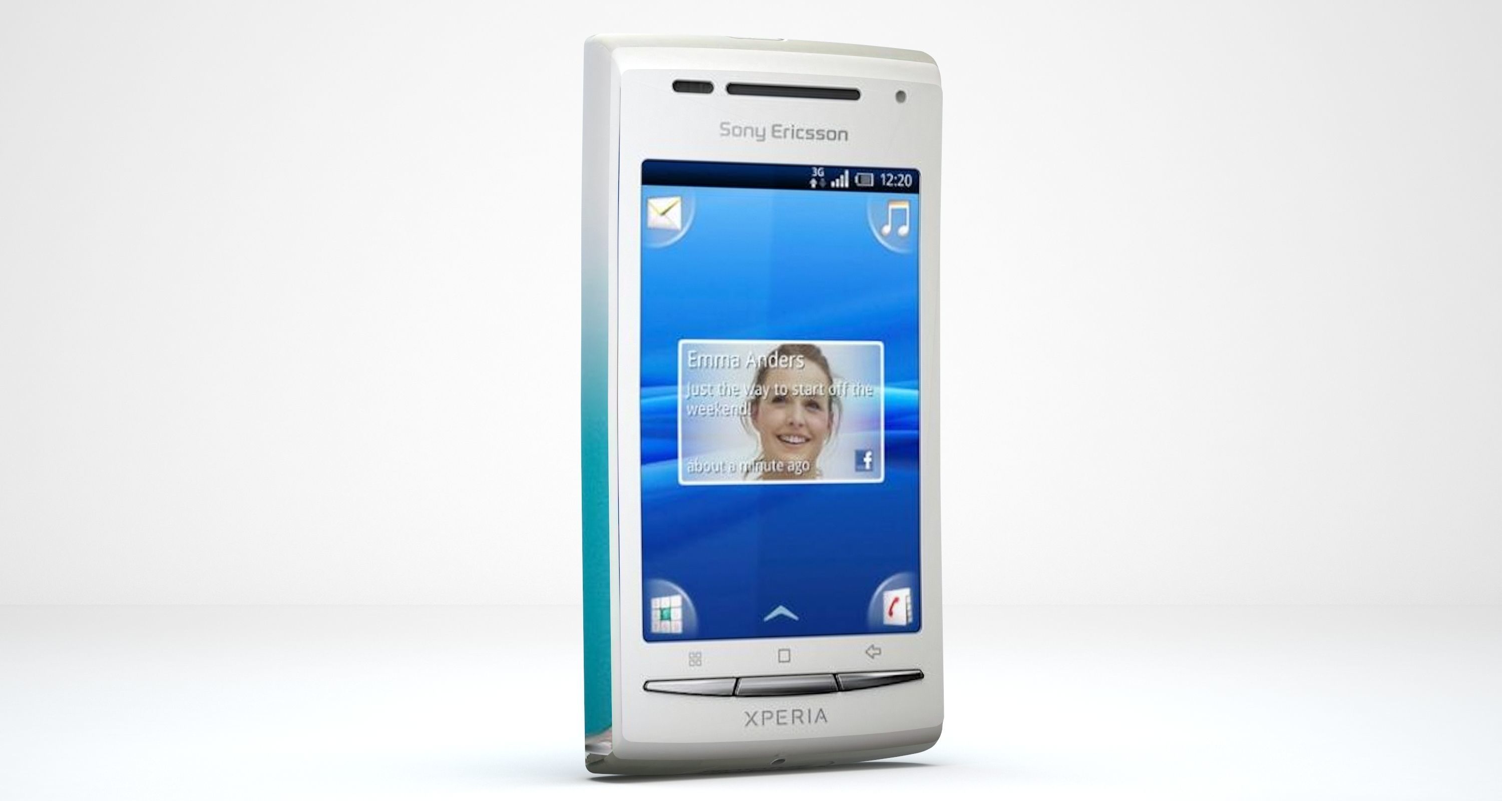 Sony Ericsson Xperia X8 3D model_1
