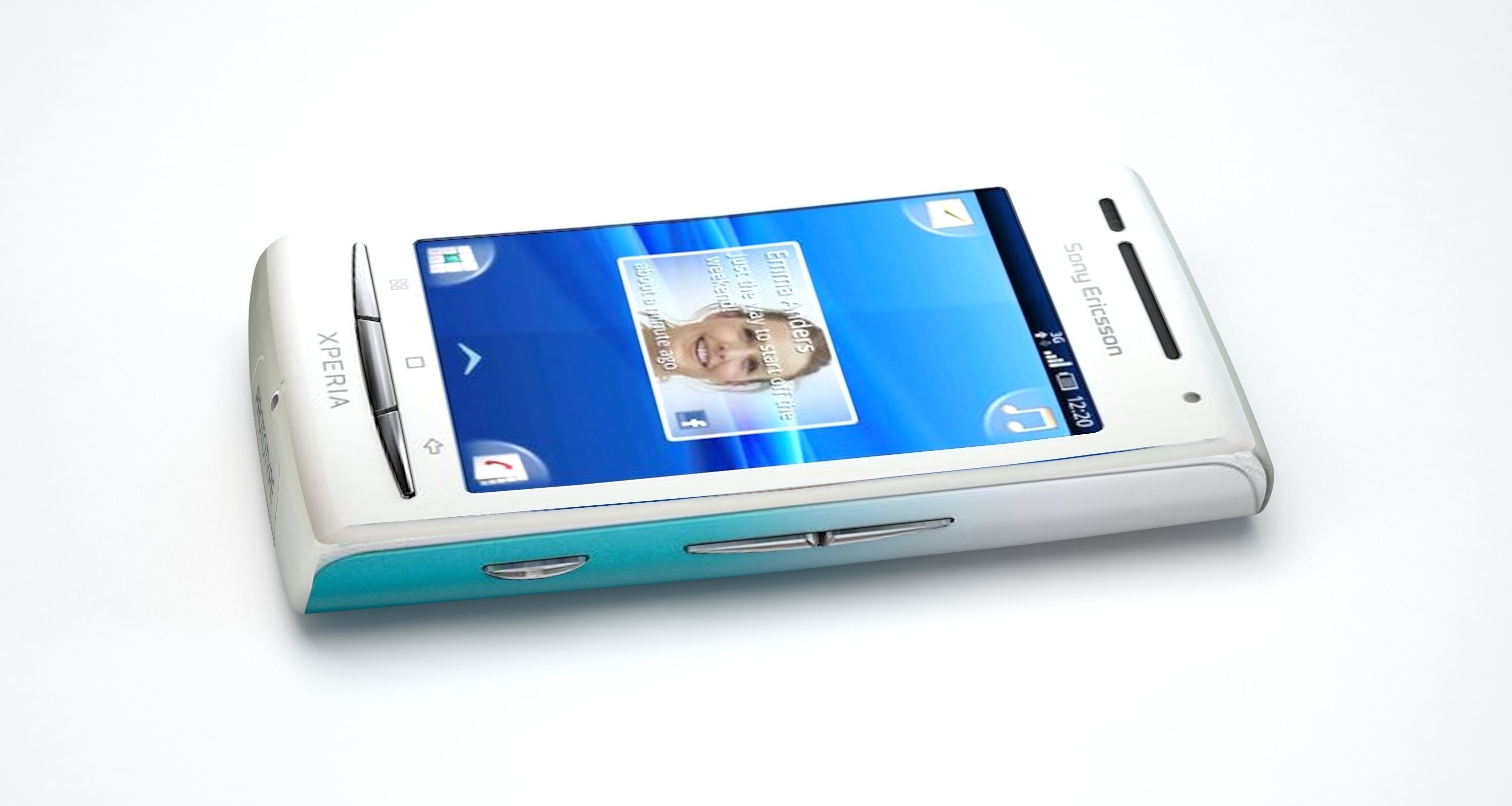 Sony Ericsson Xperia X8 3D model_3