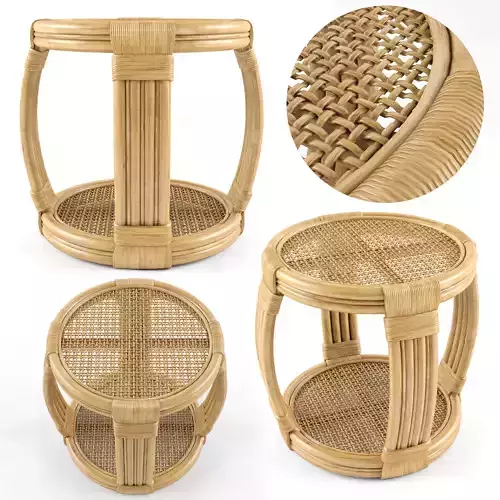 Montego Rattan Side Table
