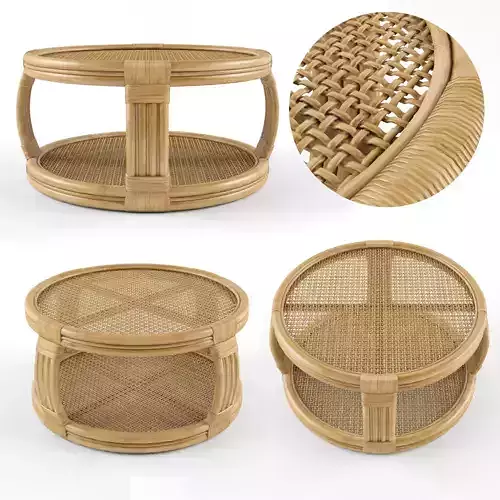 Montego Rattan Coffee Table
