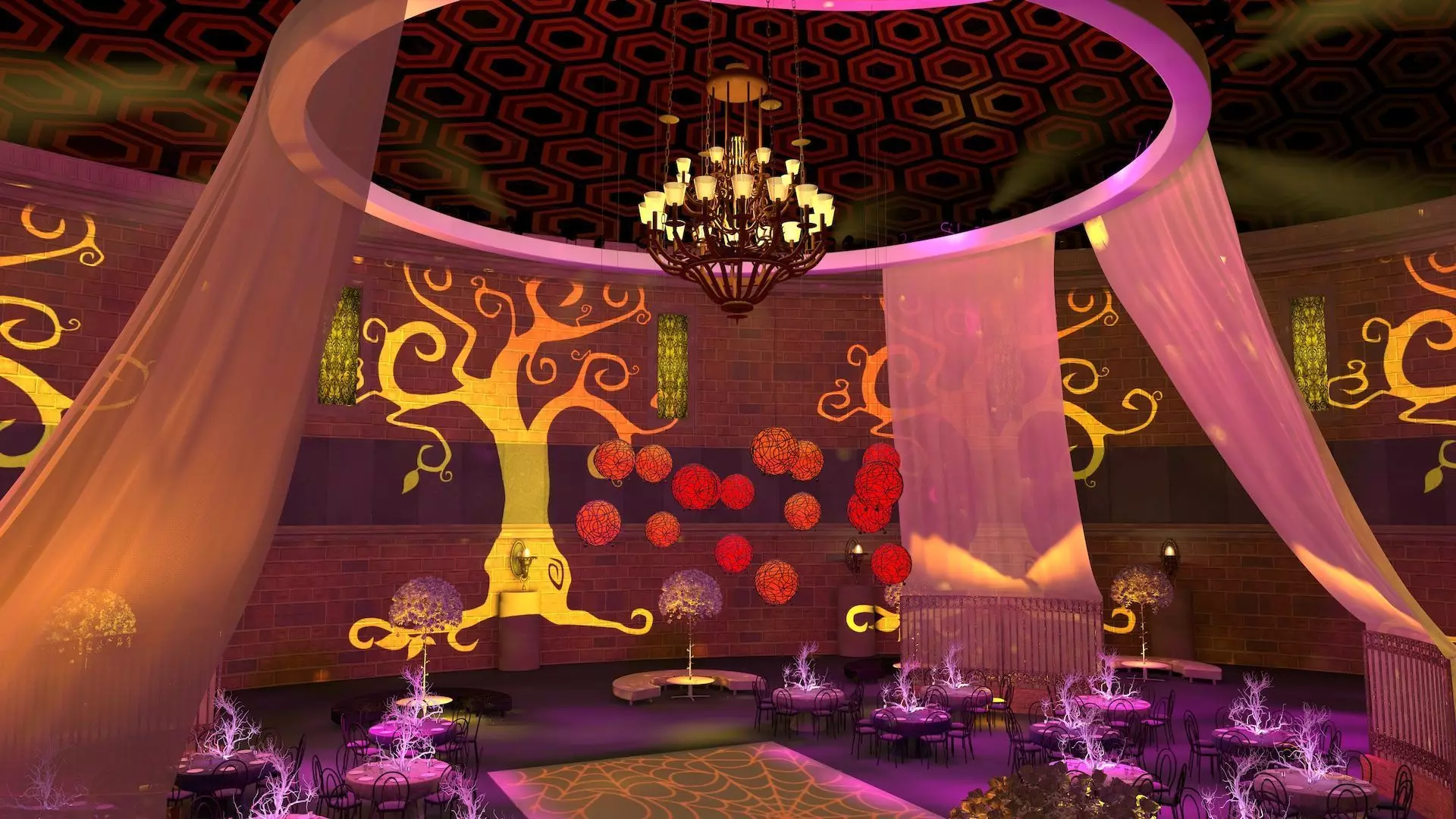 Gotham Hall 3D model_0