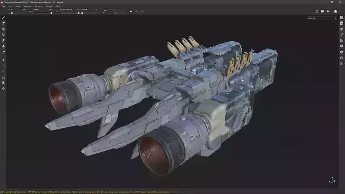 scifi-model541 spaceship 3D model scifi-model541 spaceship 3D model