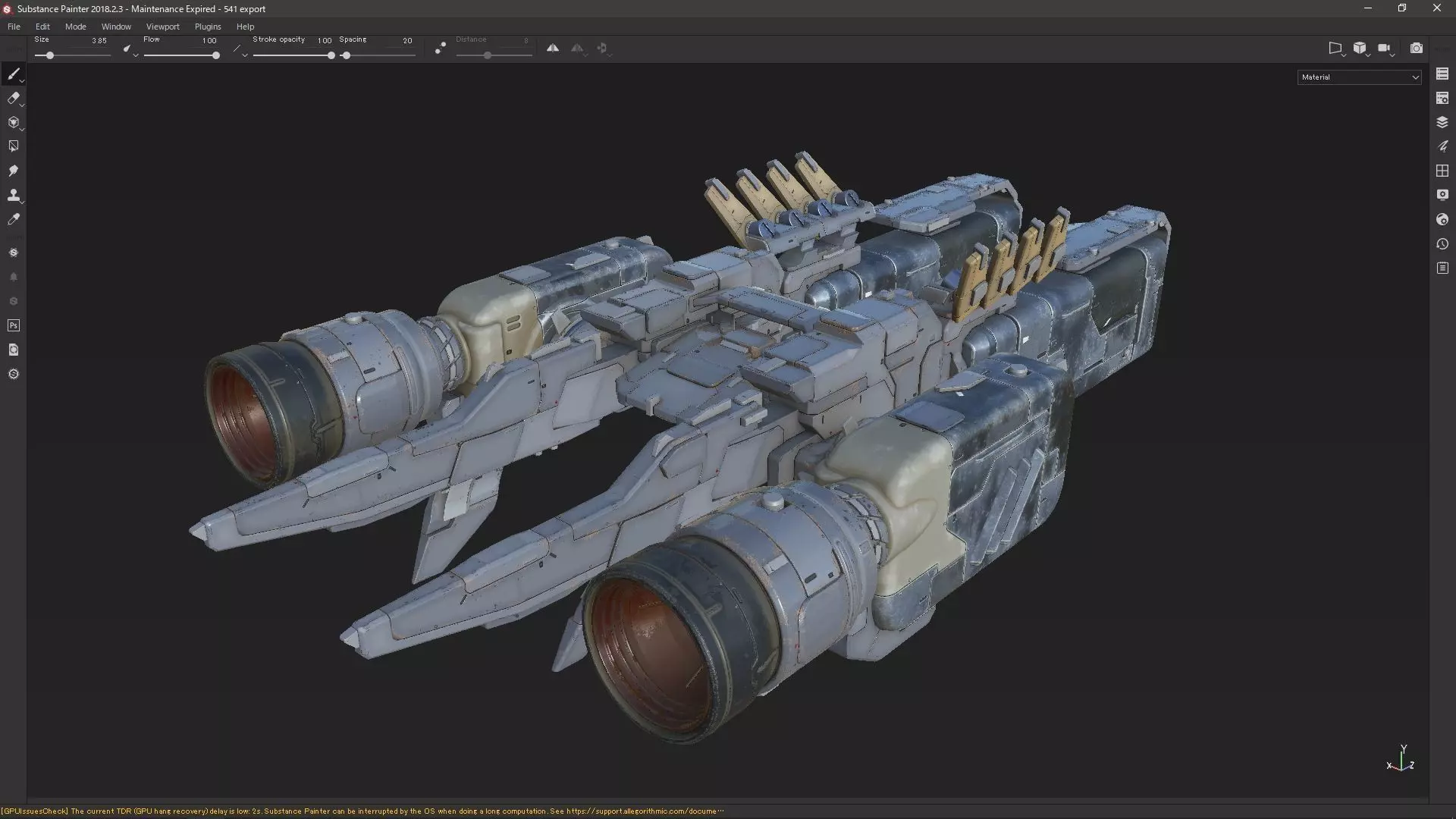 scifi-model541 spaceship 3D model_0
