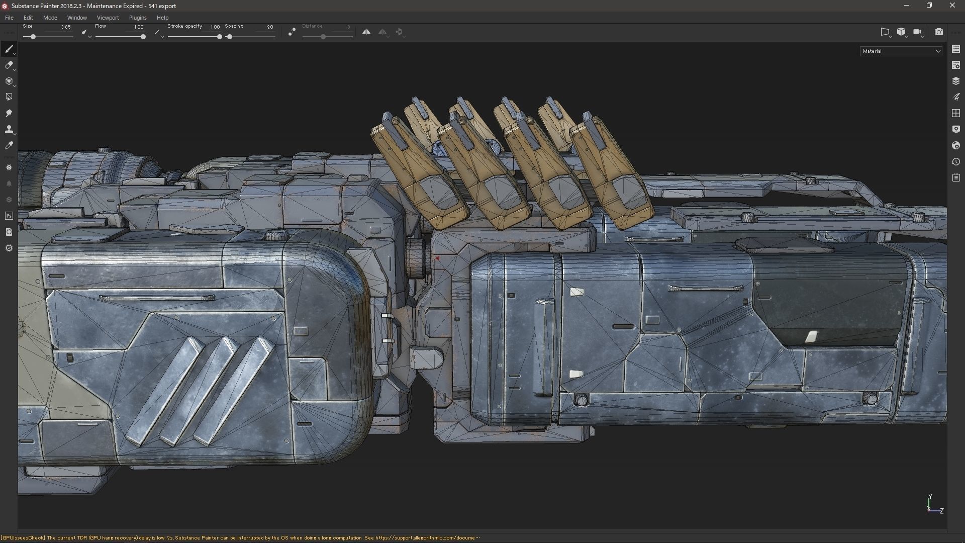 scifi-model541 spaceship 3D model_3