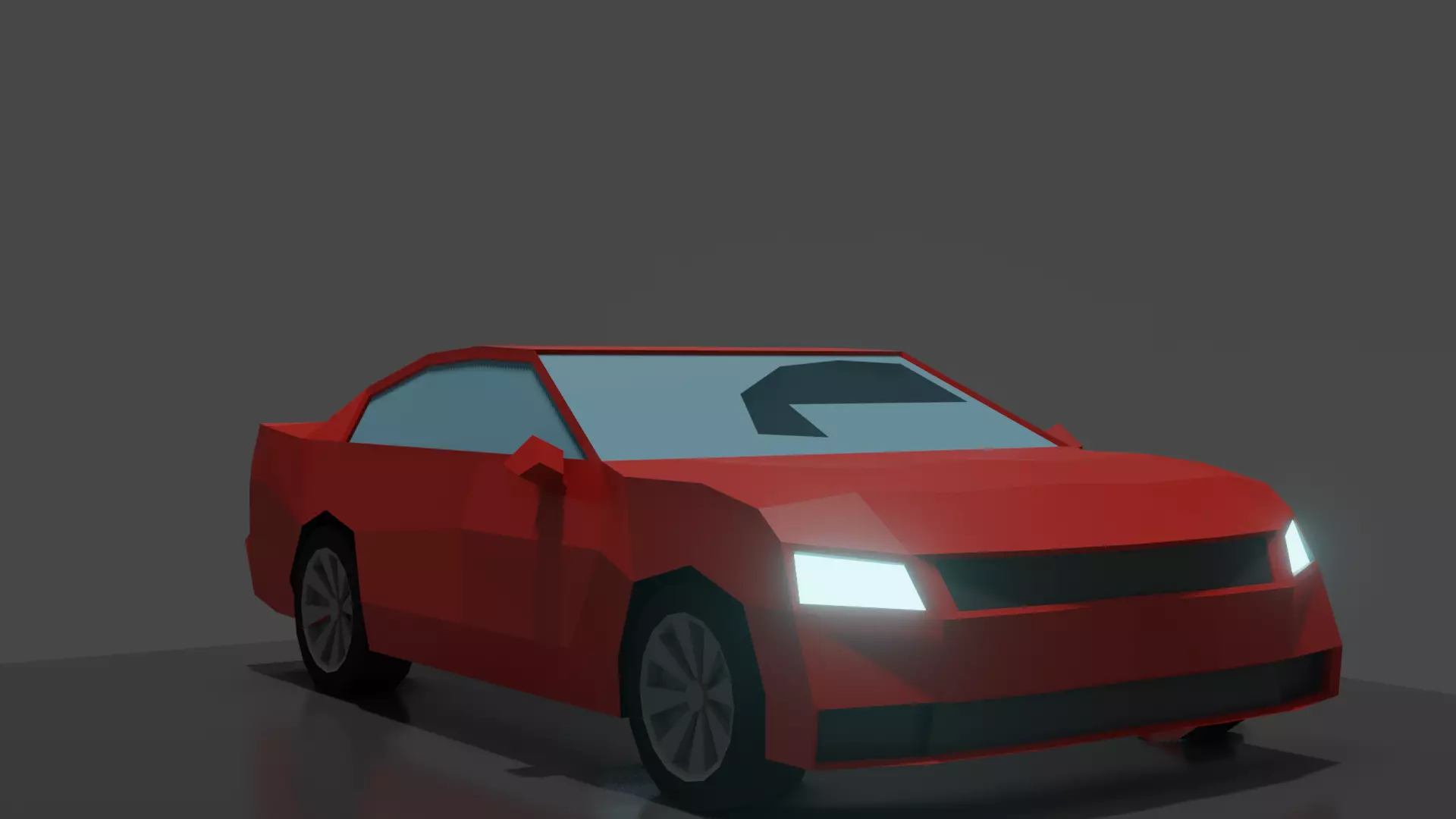 A LOW POLY CAR 3D print model