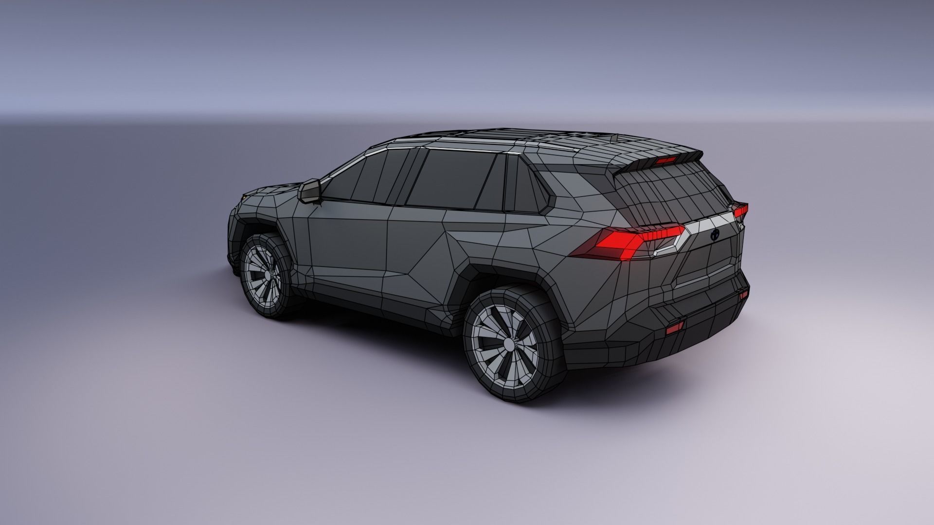 low-poly SUV pack - 10 SUV Low-poly 3D model_43