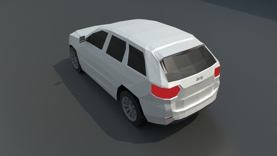 low-poly SUV pack - 10 SUV Low-poly 3D model_13
