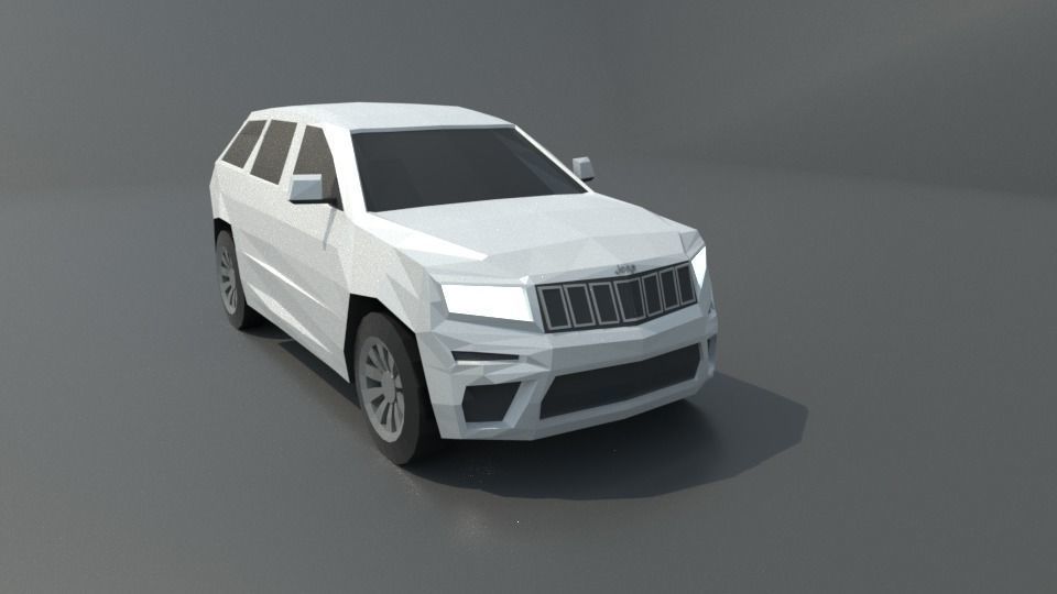 low-poly SUV pack - 10 SUV Low-poly 3D model_12