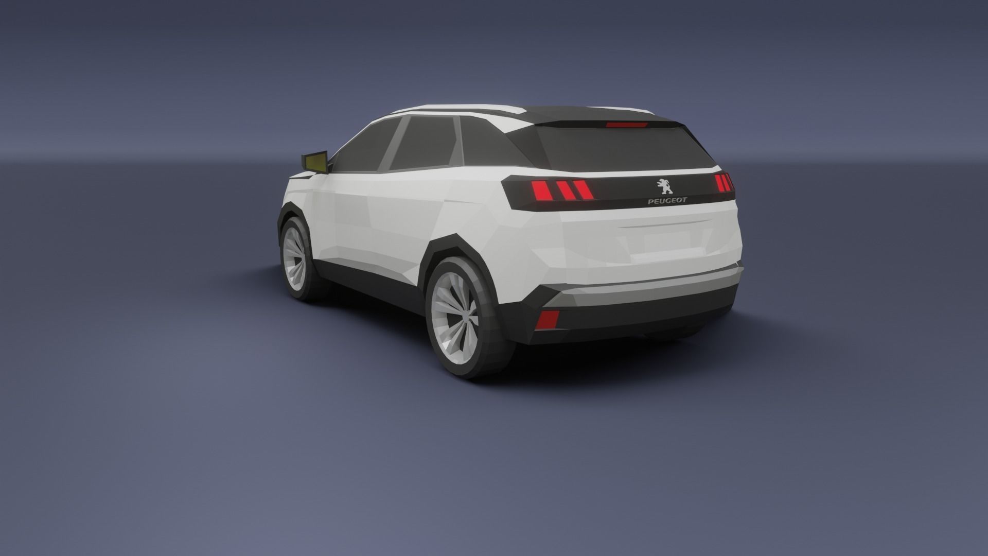low-poly SUV pack - 10 SUV Low-poly 3D model_9