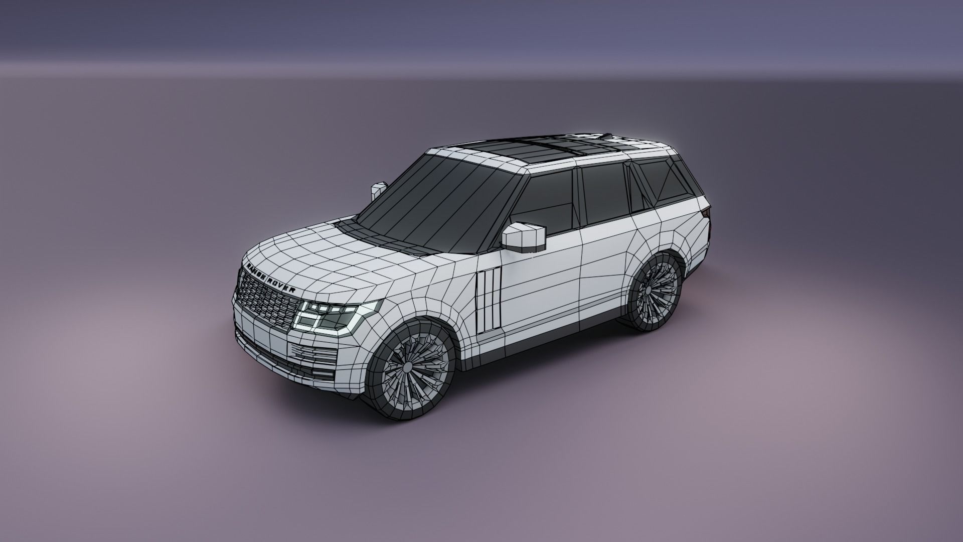 low-poly SUV pack - 10 SUV Low-poly 3D model_18