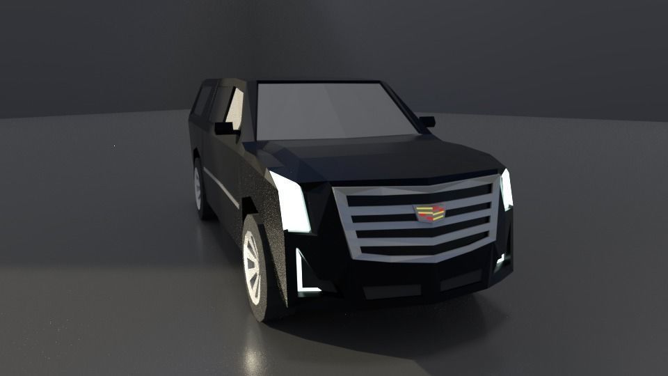 low-poly SUV pack - 10 SUV Low-poly 3D model_32