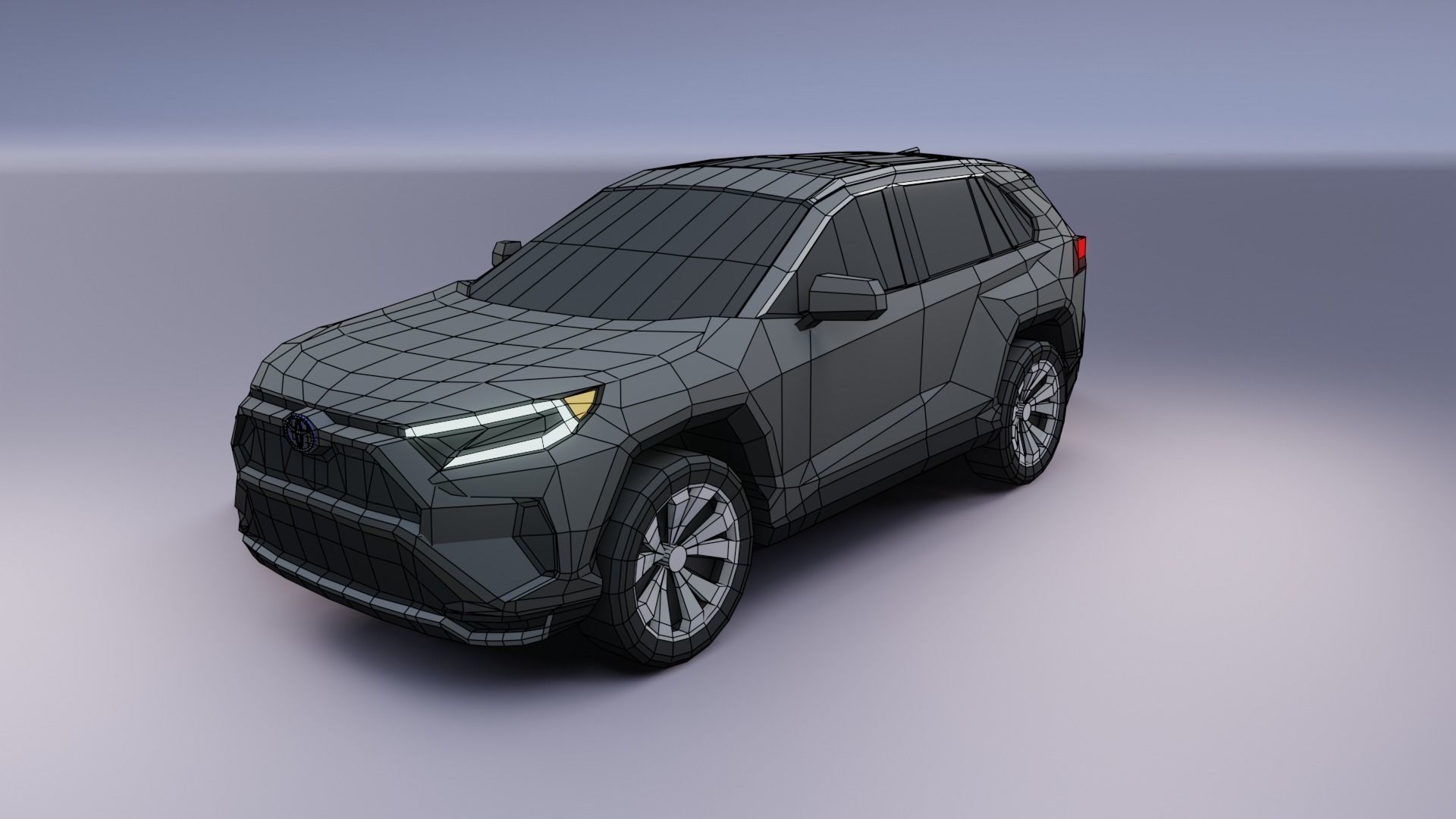 low-poly SUV pack - 10 SUV Low-poly 3D model_42