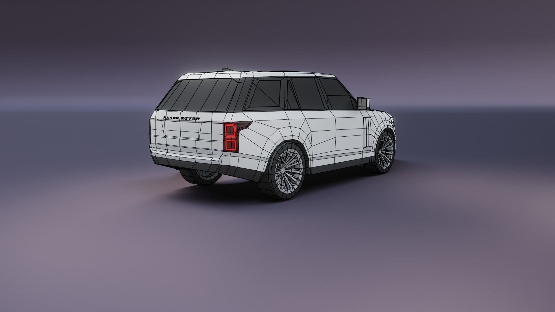 low-poly SUV pack - 10 SUV Low-poly 3D model_19