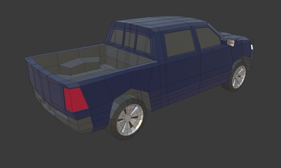 low-poly SUV pack - 10 SUV Low-poly 3D model_39