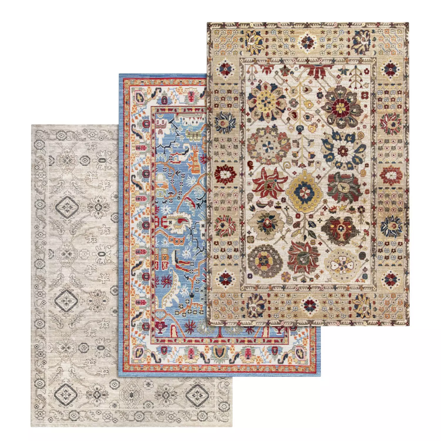 Rug Set 1621 3D model_0