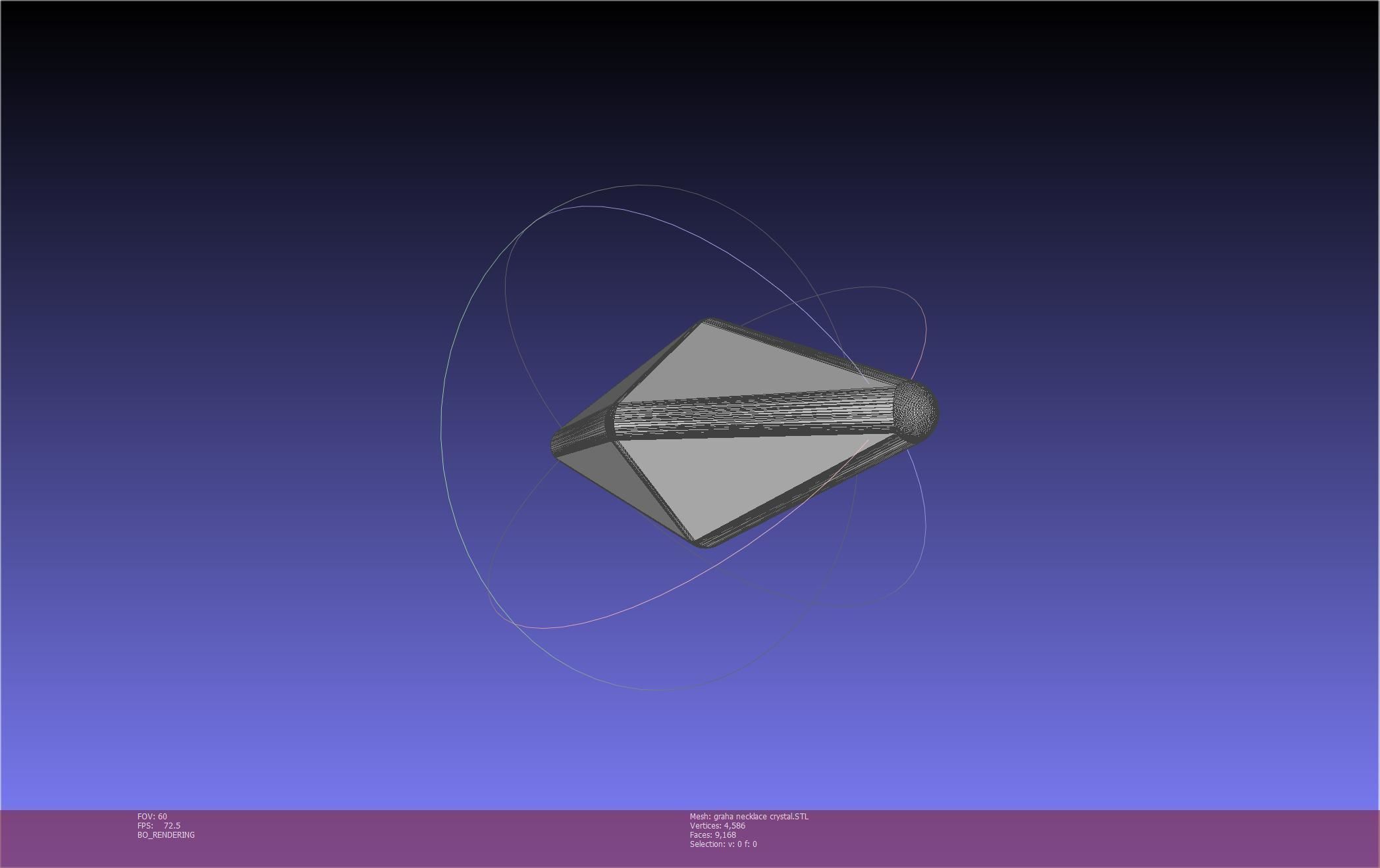 Final Fantasy XIV Graha Pendant Printable Assembly 3D print model_94