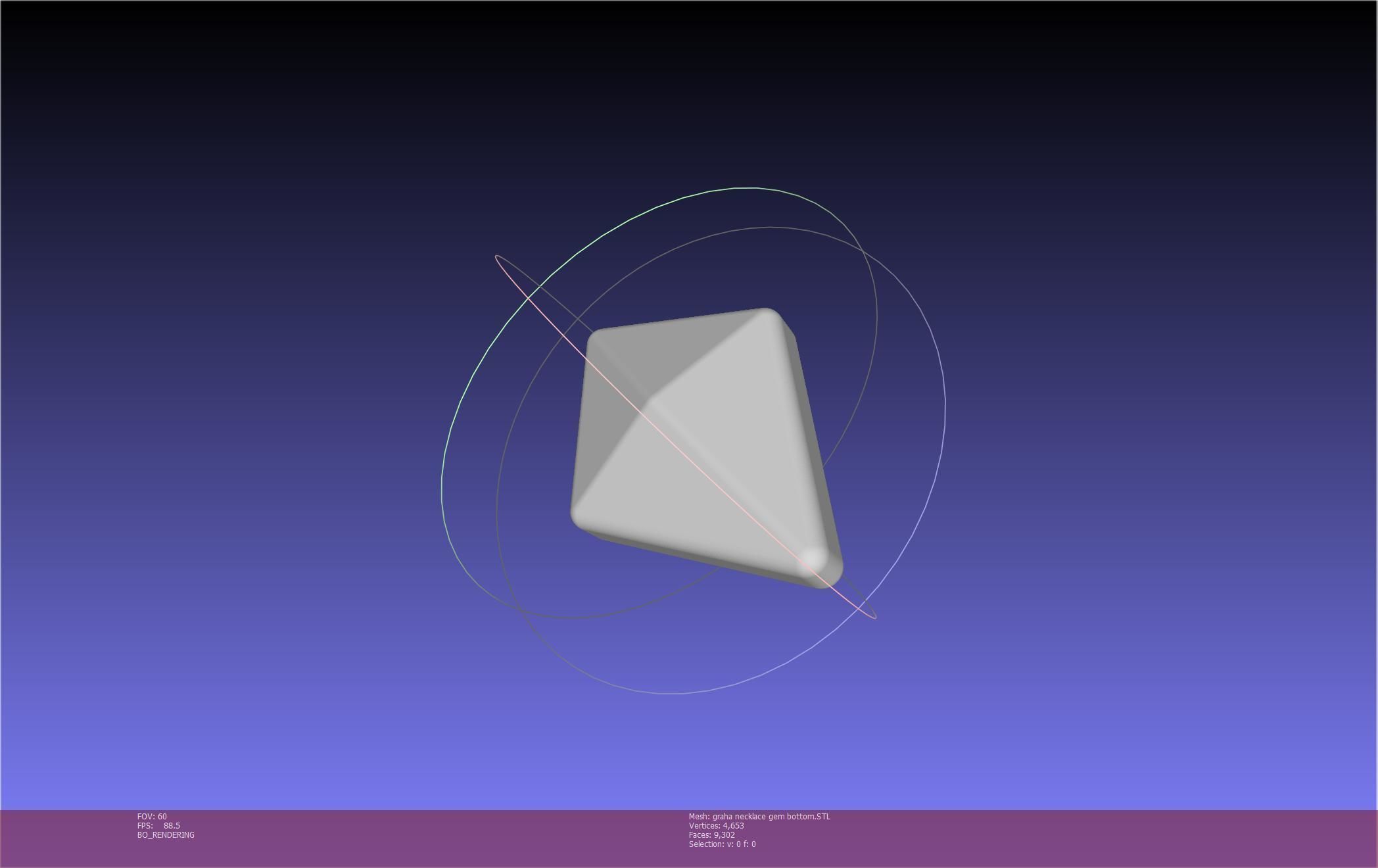 Final Fantasy XIV Graha Pendant Printable Assembly 3D print model_80