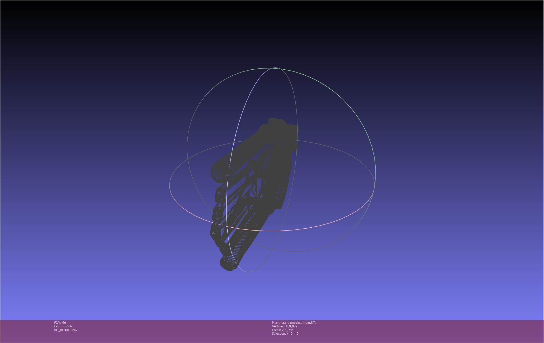 Final Fantasy XIV Graha Pendant Printable Assembly 3D print model_30