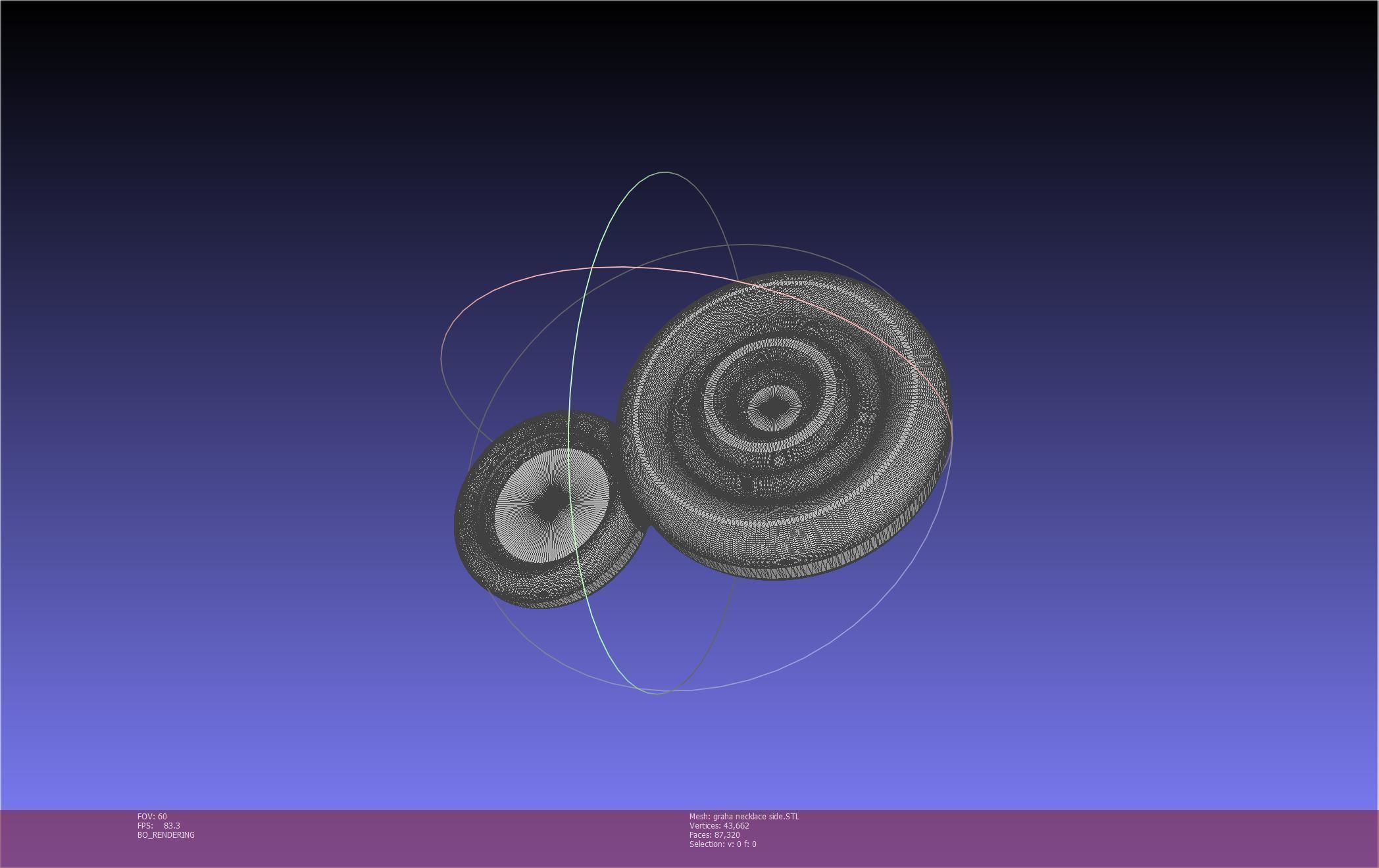 Final Fantasy XIV Graha Pendant Printable Assembly 3D print model_59