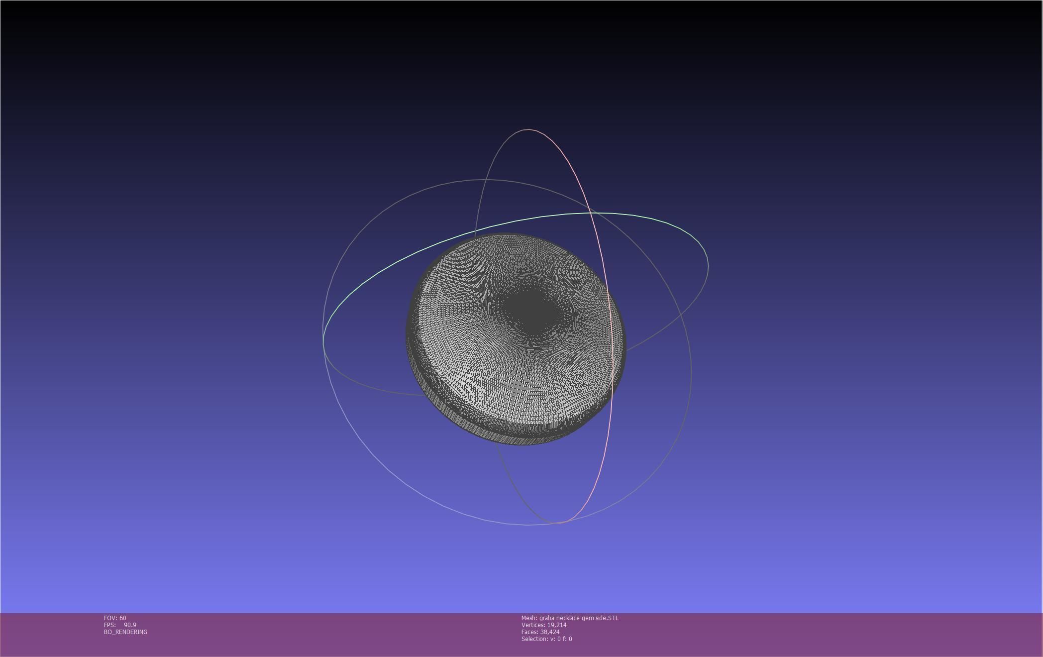 Final Fantasy XIV Graha Pendant Printable Assembly 3D print model_62