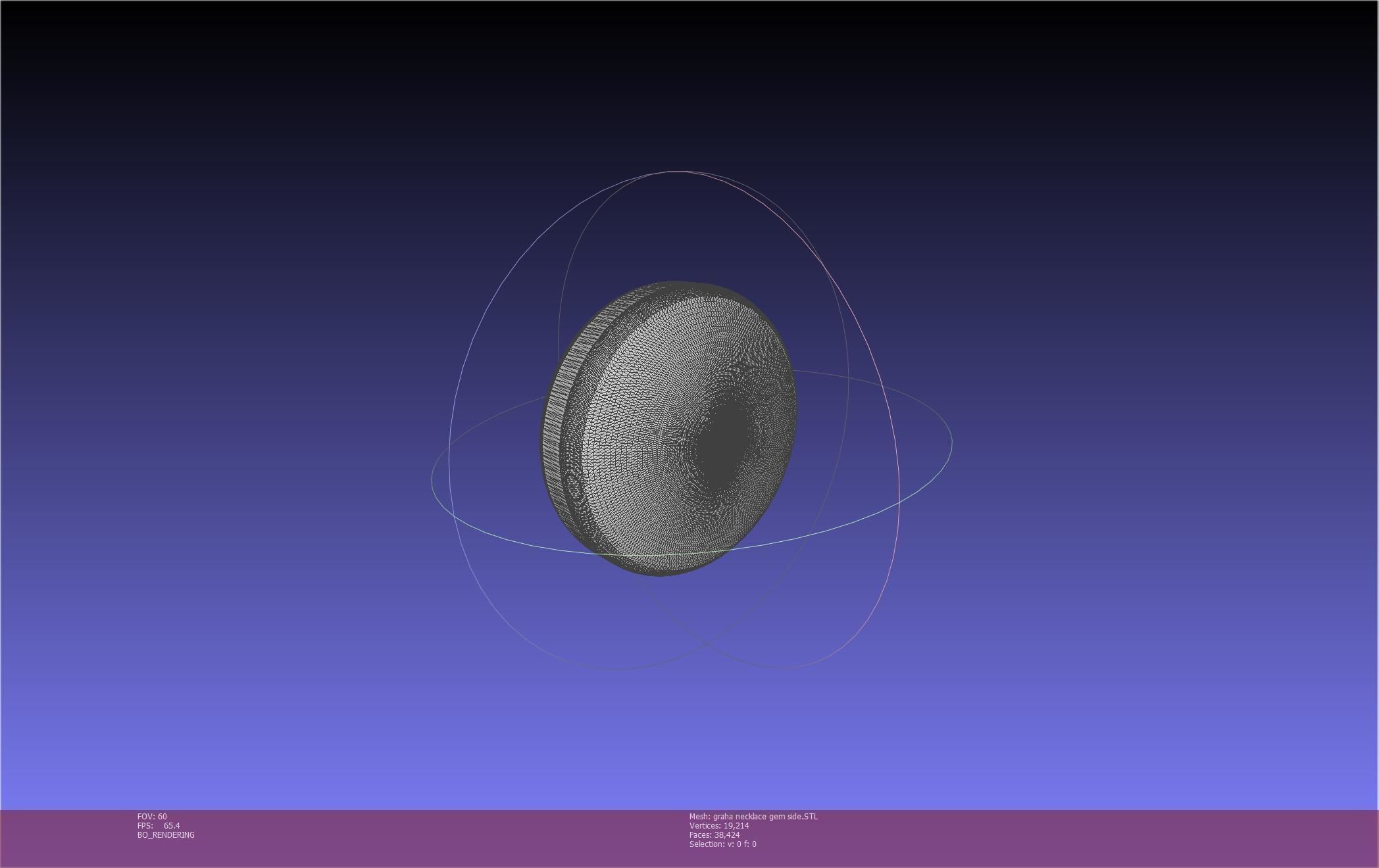 Final Fantasy XIV Graha Pendant Printable Assembly 3D print model_61