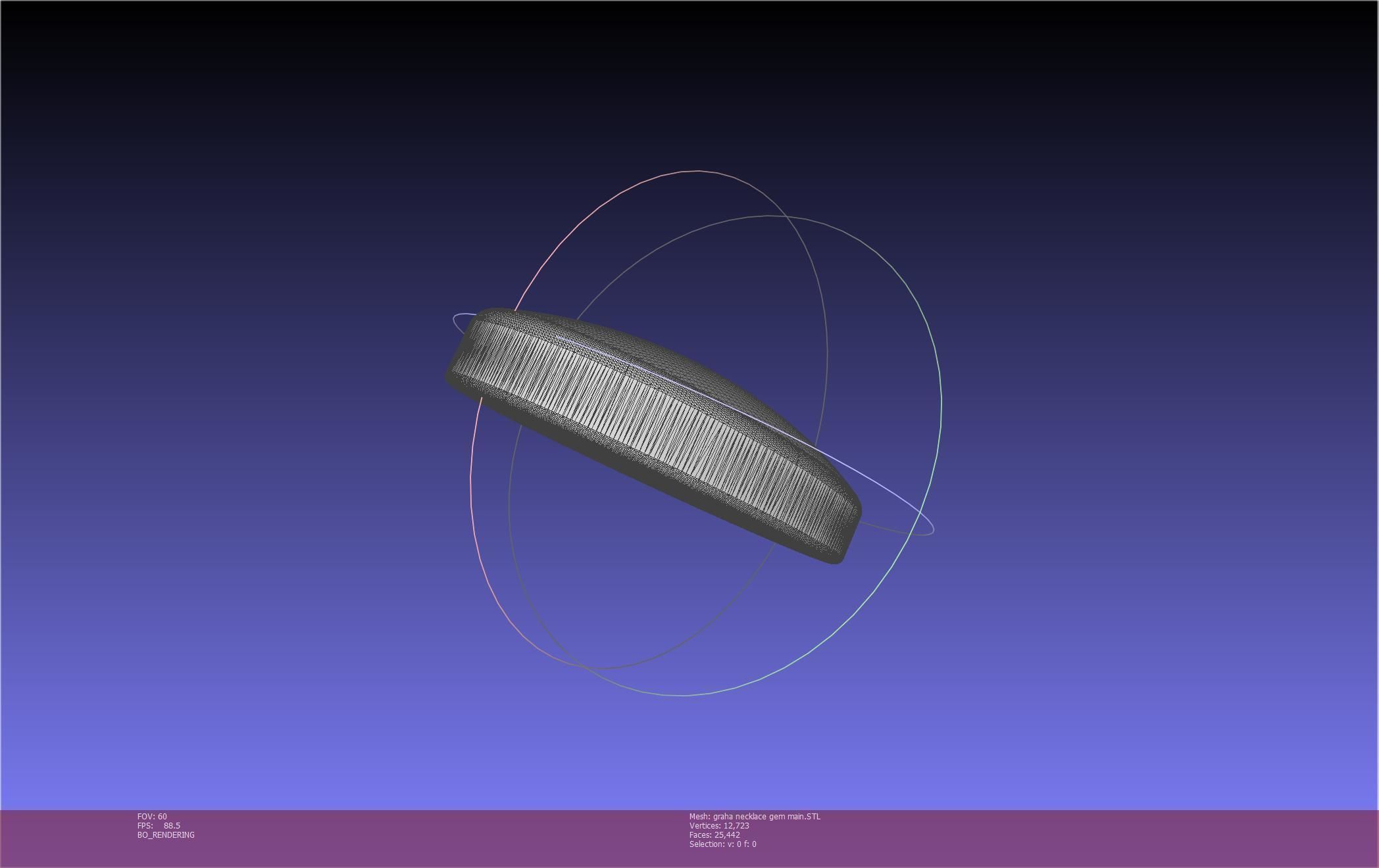 Final Fantasy XIV Graha Pendant Printable Assembly 3D print model_69