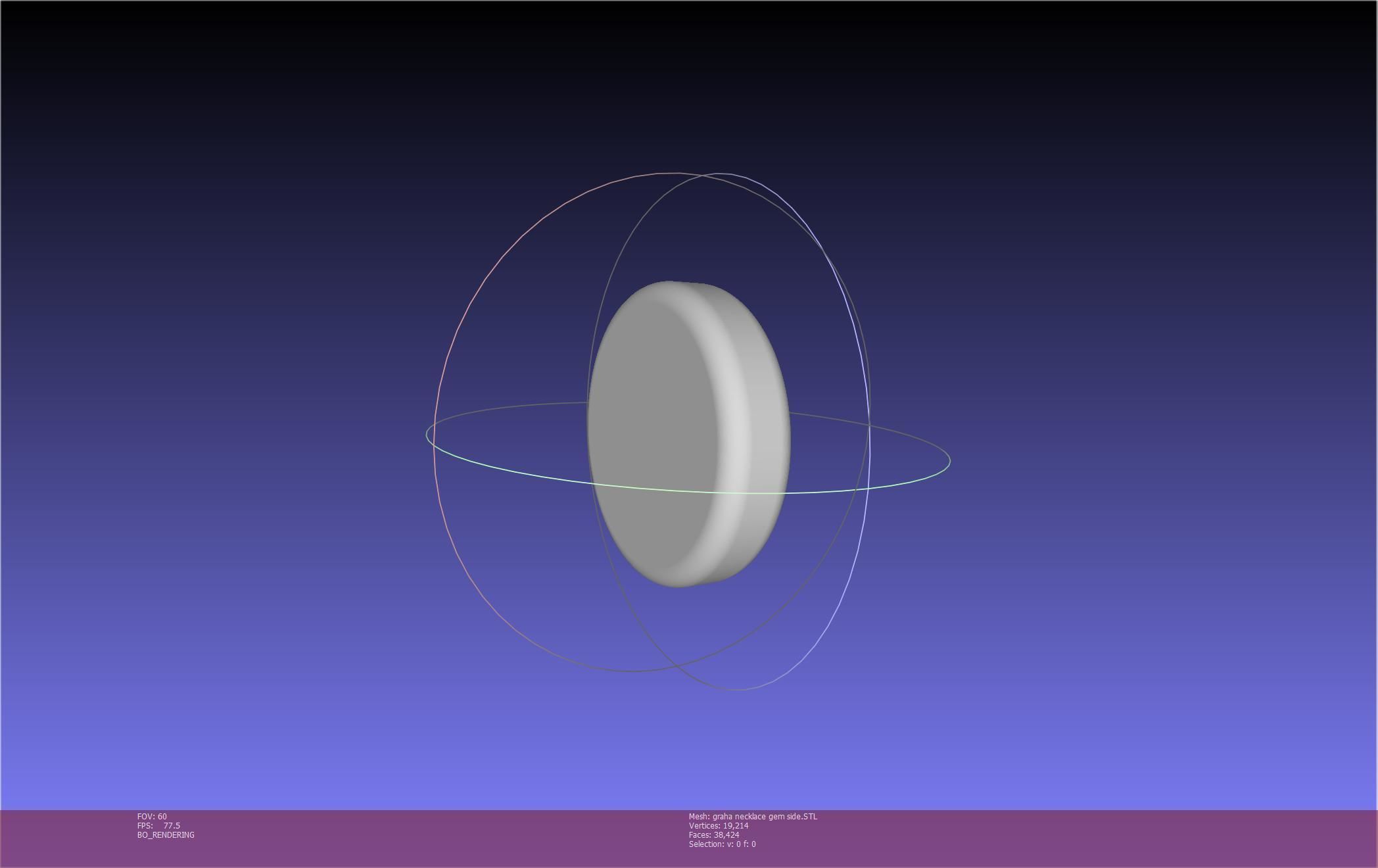 Final Fantasy XIV Graha Pendant Printable Assembly 3D print model_60