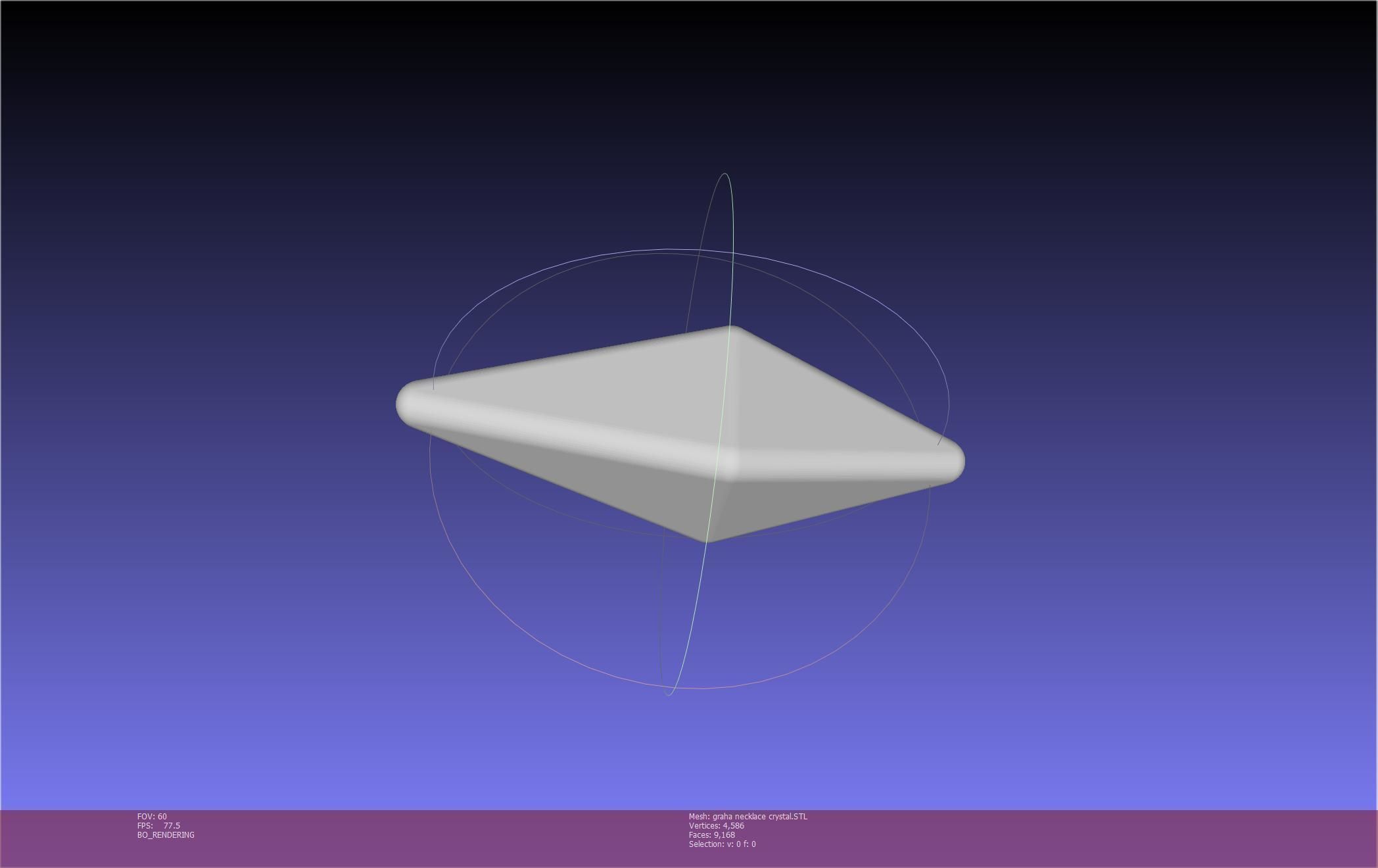 Final Fantasy XIV Graha Pendant Printable Assembly 3D print model_89