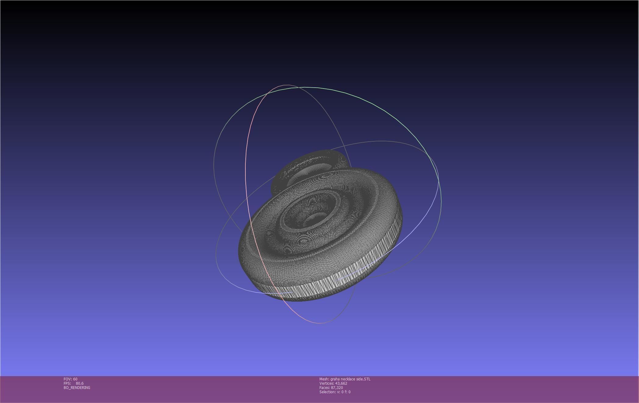 Final Fantasy XIV Graha Pendant Printable Assembly 3D print model_58