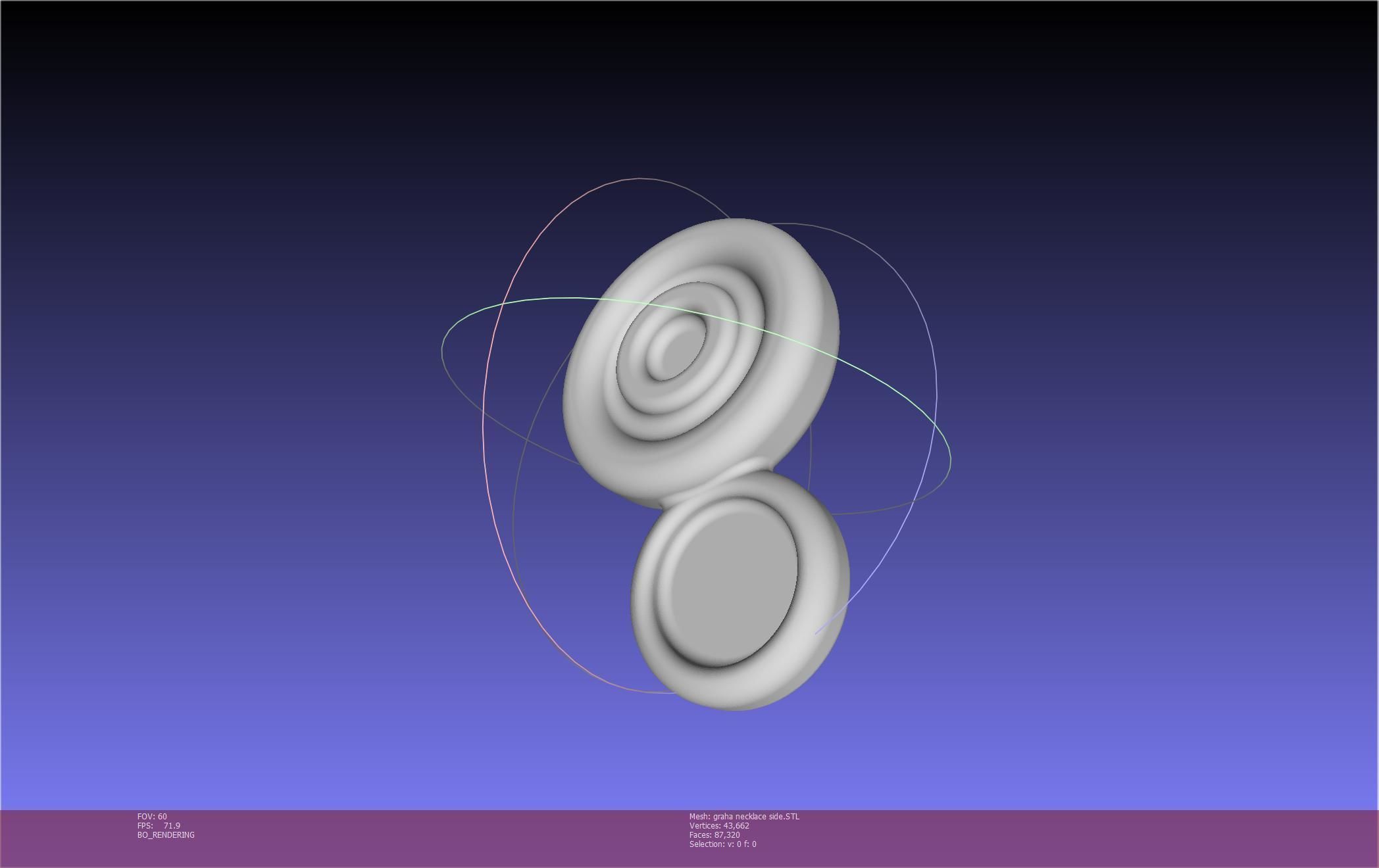 Final Fantasy XIV Graha Pendant Printable Assembly 3D print model_54