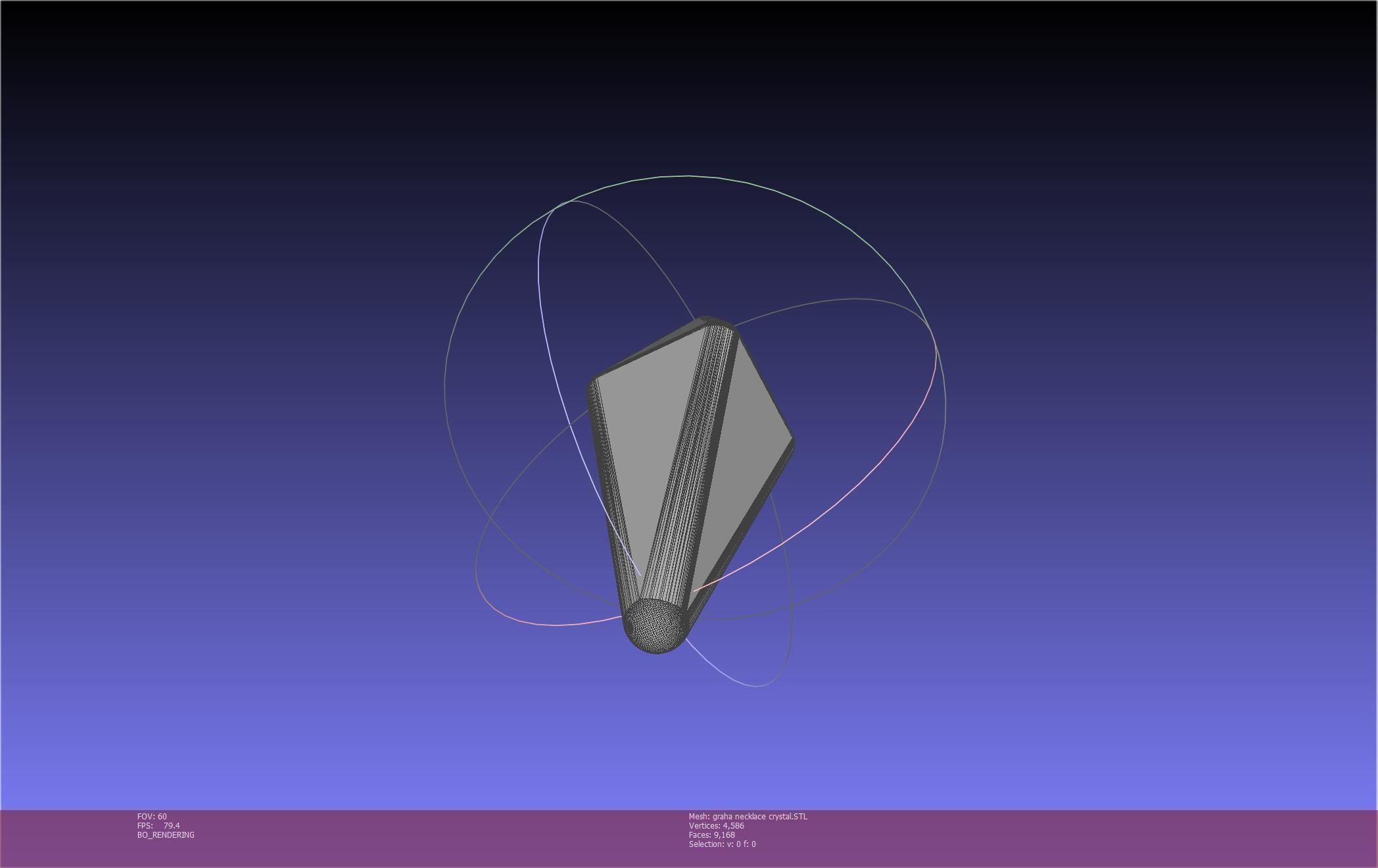 Final Fantasy XIV Graha Pendant Printable Assembly 3D print model_96