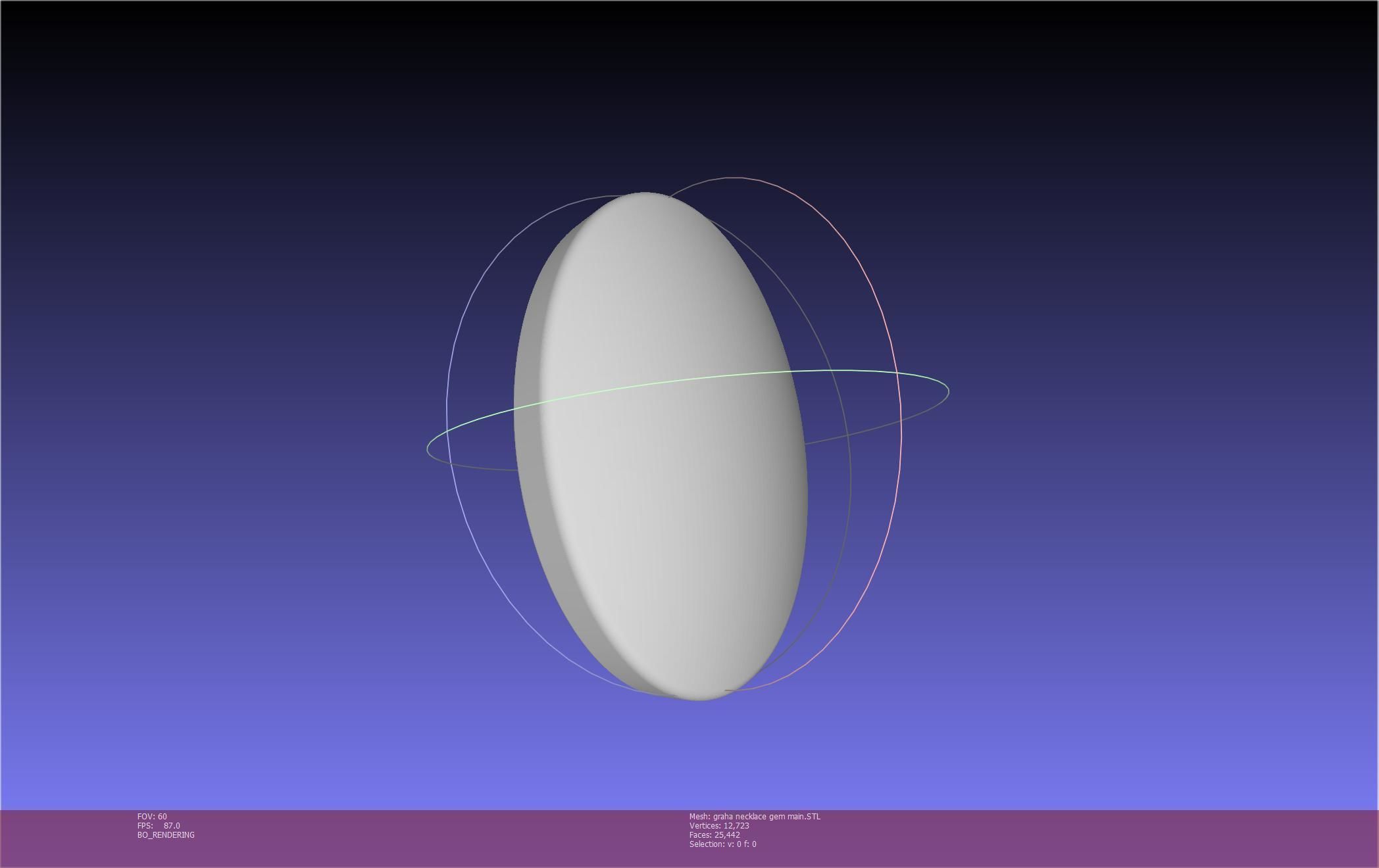 Final Fantasy XIV Graha Pendant Printable Assembly 3D print model_64