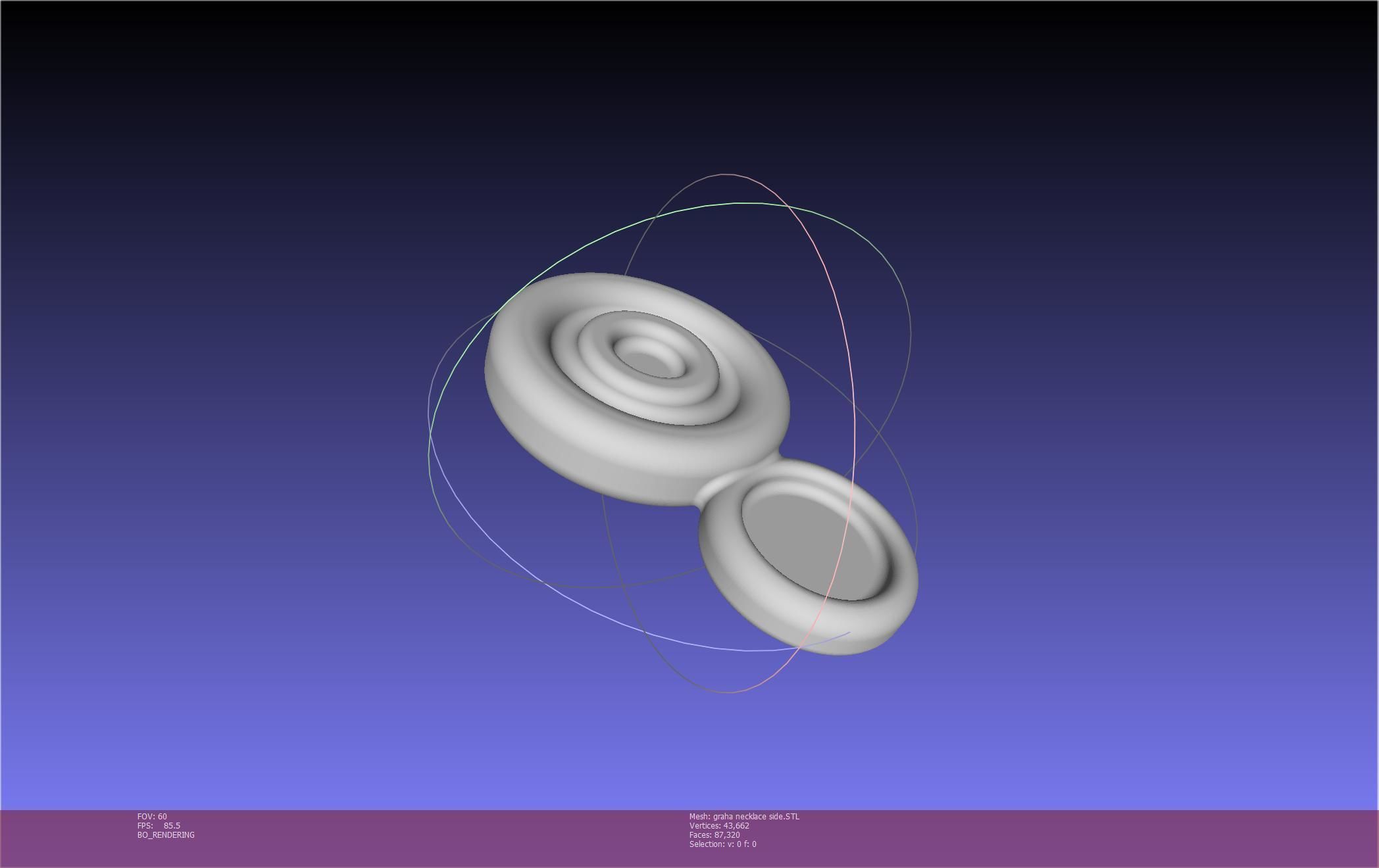 Final Fantasy XIV Graha Pendant Printable Assembly 3D print model_51