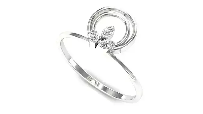 Ring-28 solitaire diamond ring