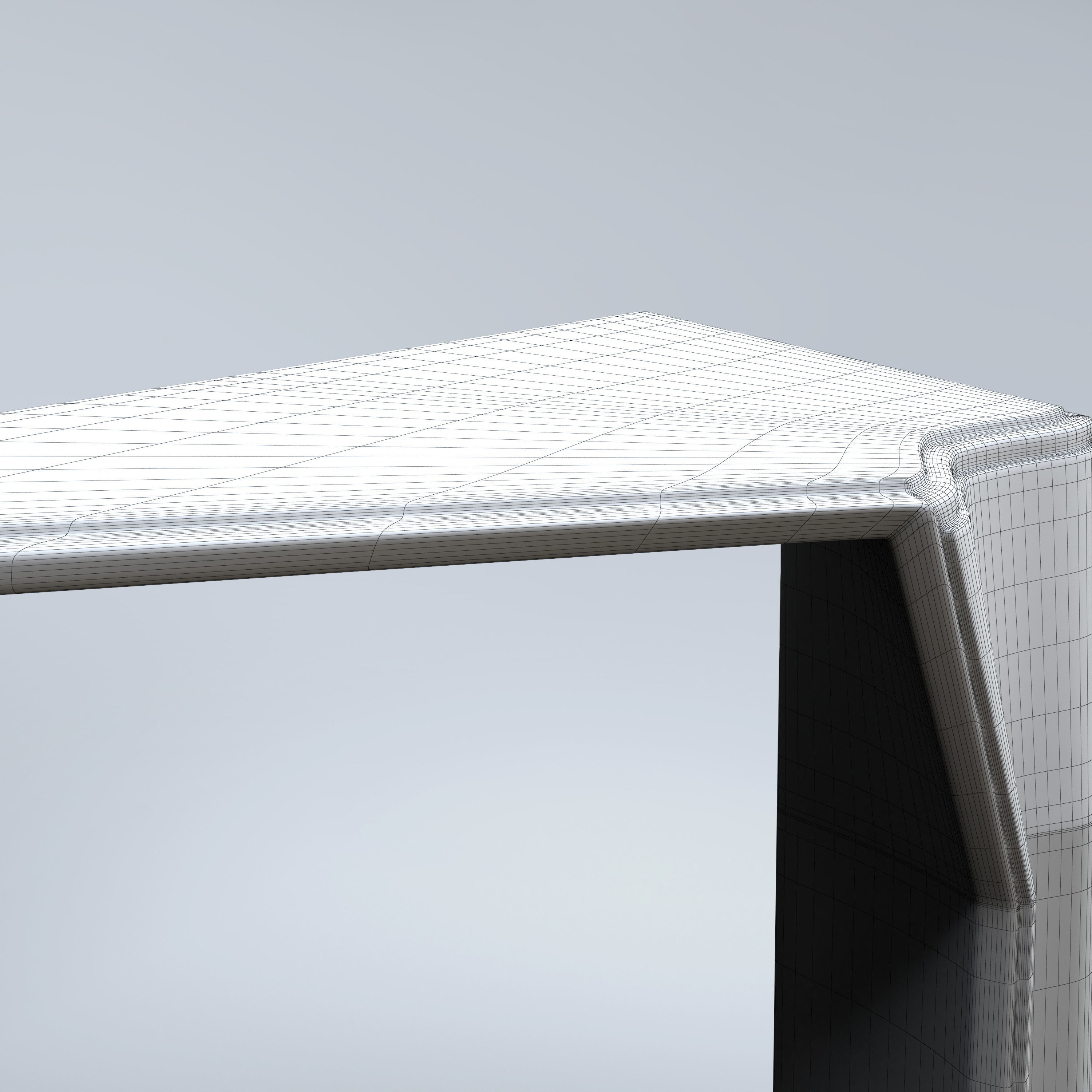 Modern Table Low-poly 3D model_6