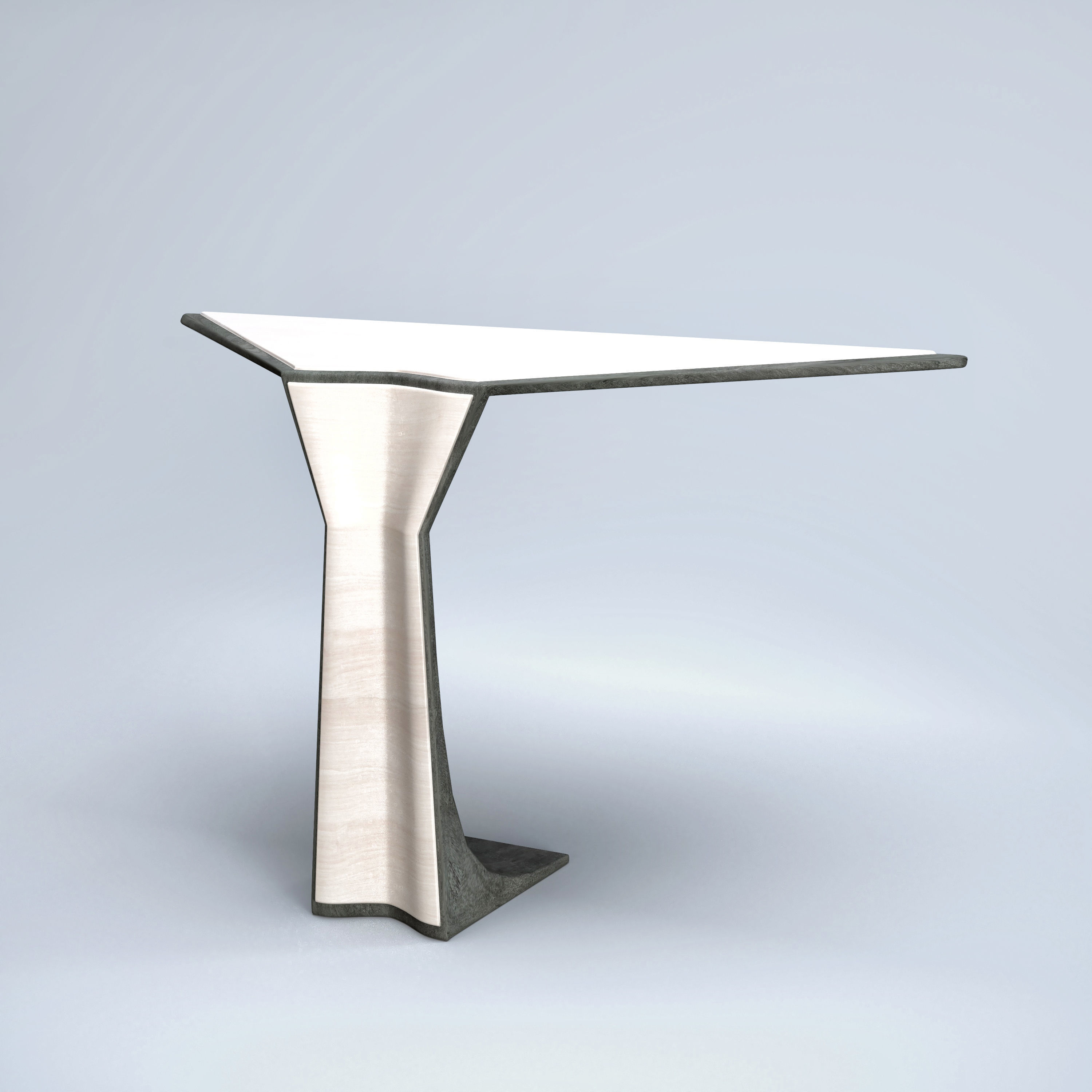Modern Table Low-poly 3D model_3