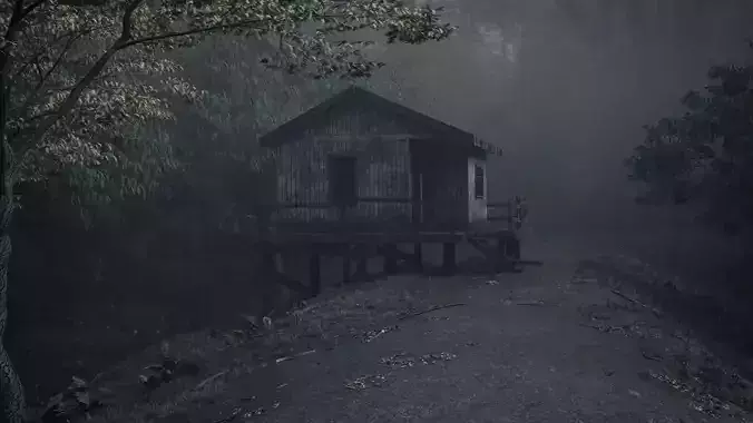 Forest House 3D model