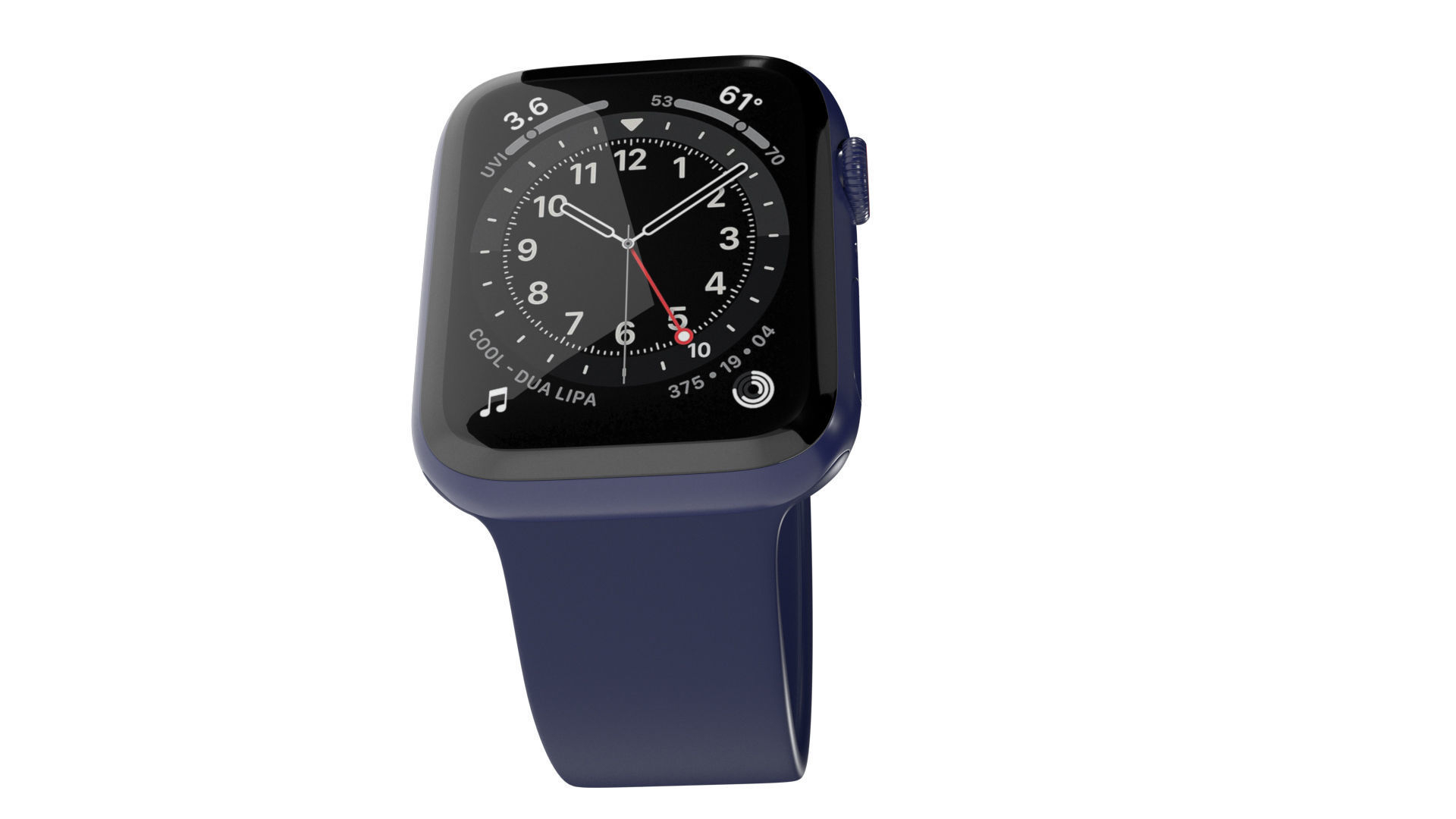 Apple Watch Series 6 Blue Aluminum 3D model_9