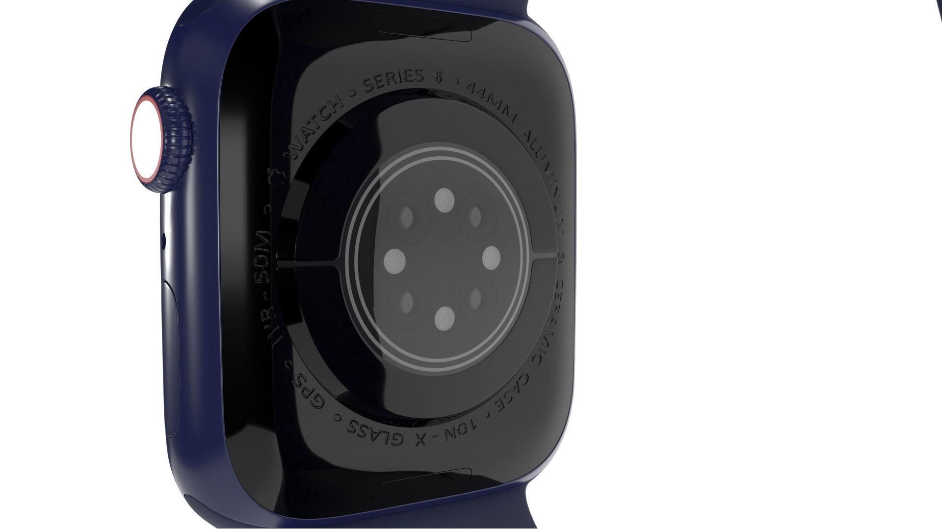 Apple Watch Series 6 Blue Aluminum 3D model_12