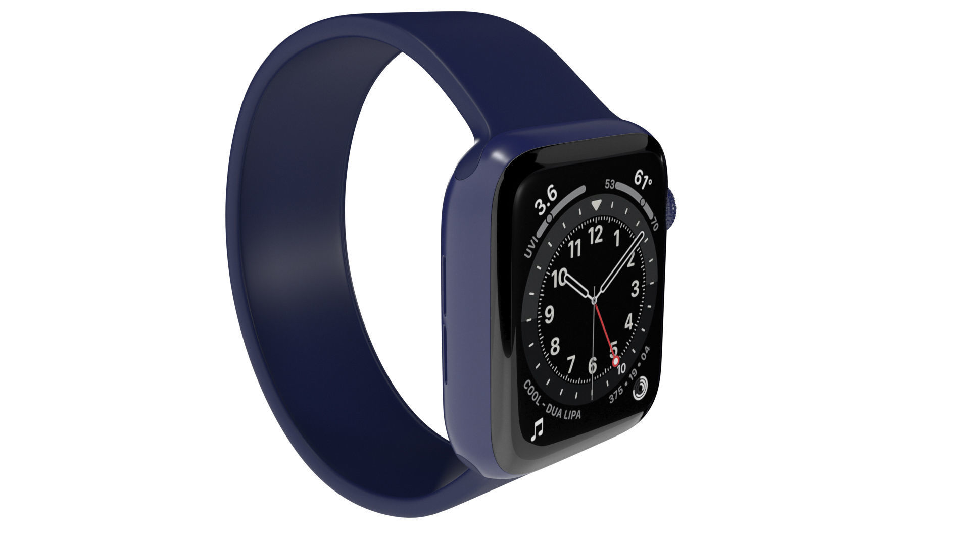 Apple Watch Series 6 Blue Aluminum 3D model_8