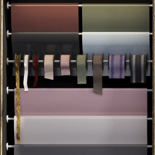 Florist Shops interior Collection Flower store refrigerator 3D model_8