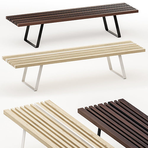 Line Bench by laCivivdina 3D model