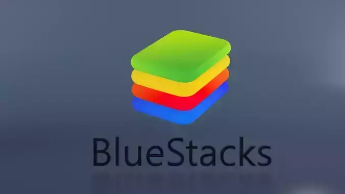 Blue Stacks 3D Logo Free 3D model