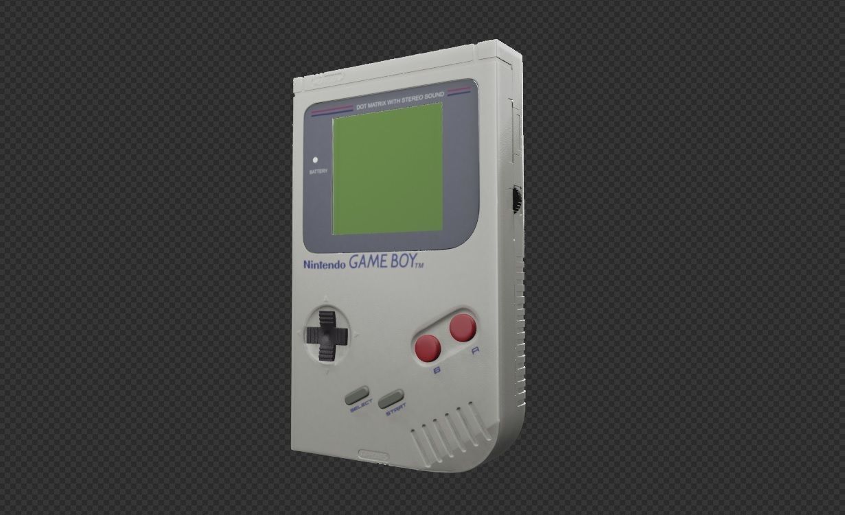 The original Game-Boy model 3D model_2